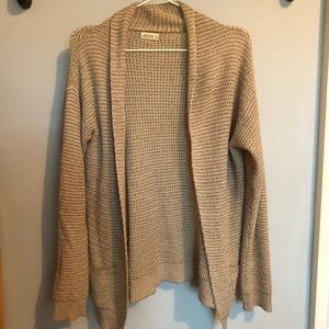 Beige Knit Cardigan (XS)